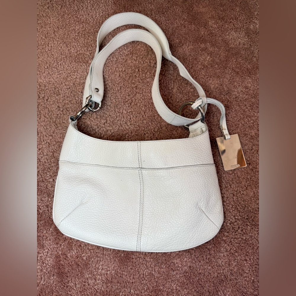 Furla Genuine Leather Bag In Cream